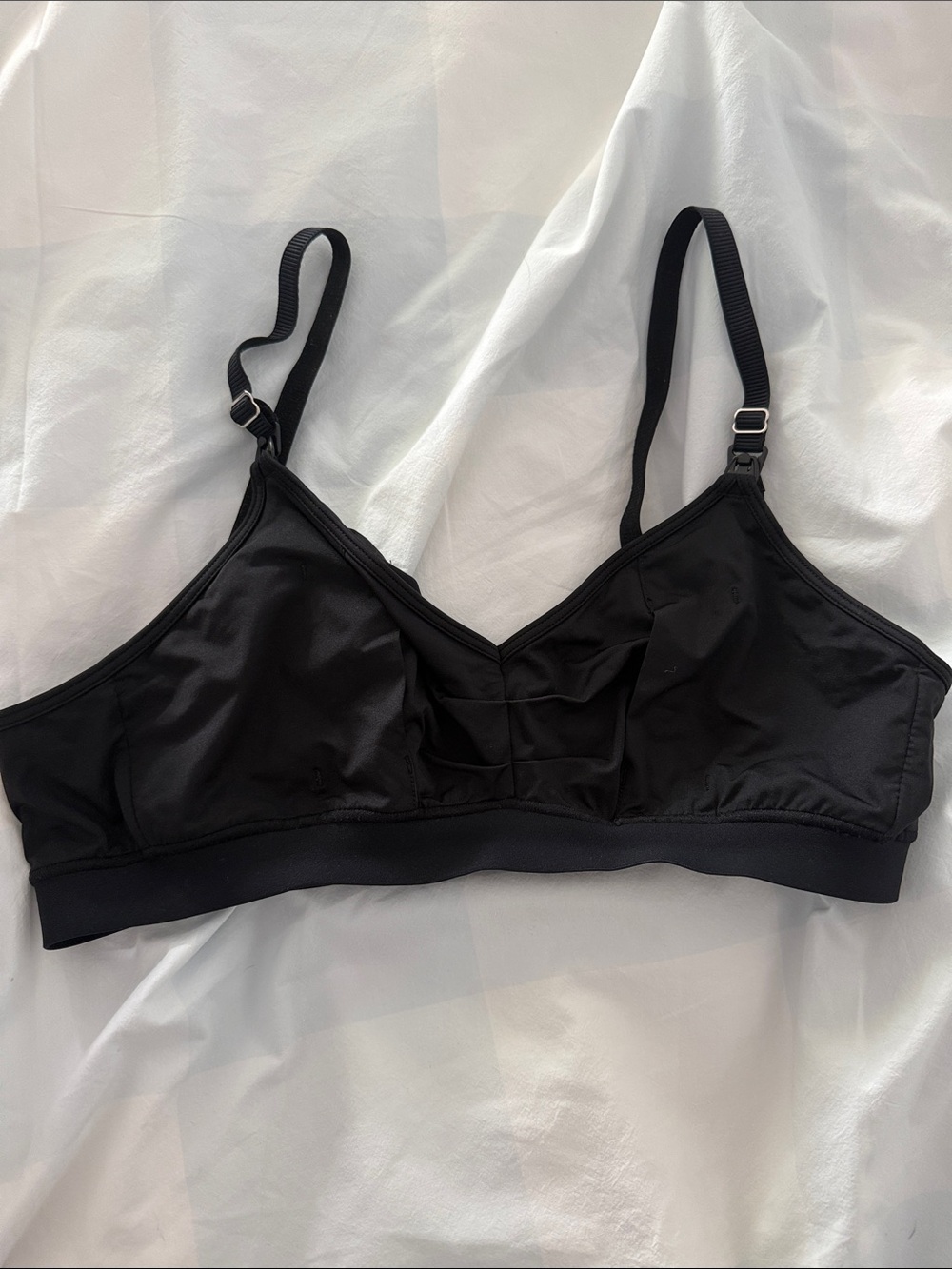 Nursing and Pumping Black Bra